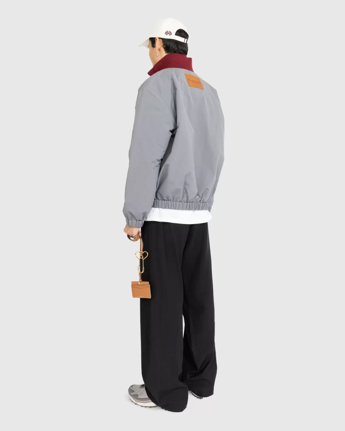 Bovenkleding^J.W. Anderson Jw Anderson - Contrasterende Blouson Met Ritssluiting Aan De Voorkant Grijs