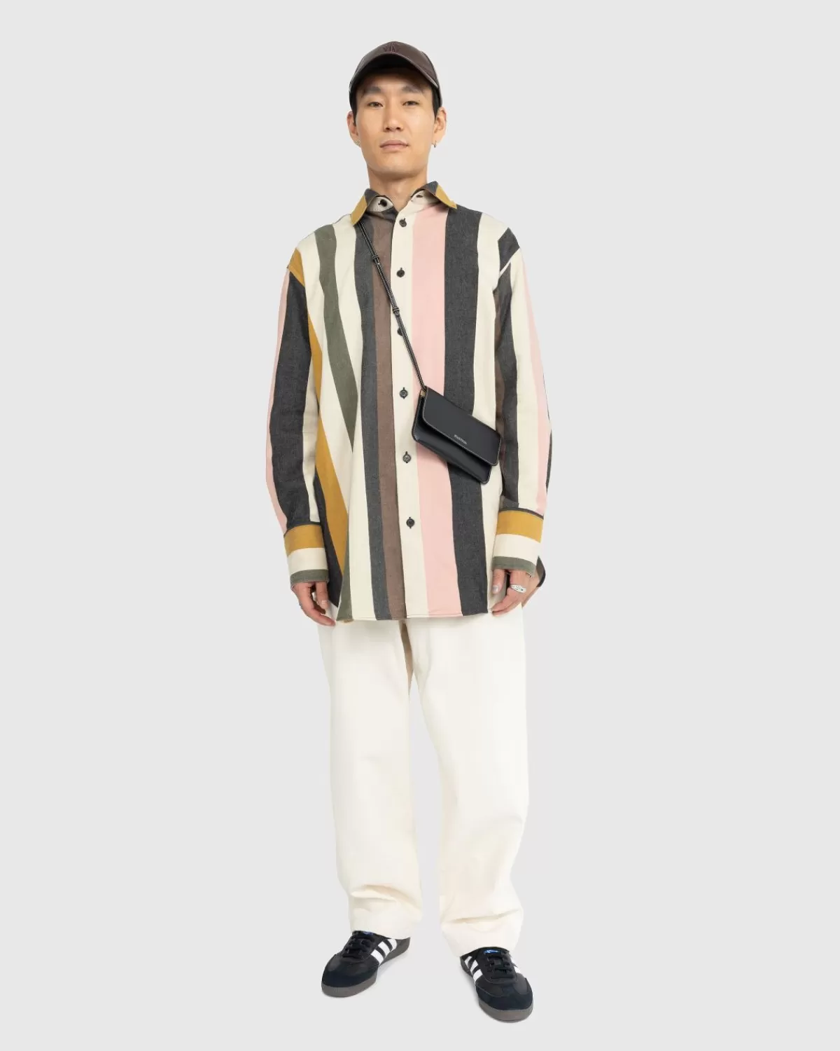 jw_anderson_relaxed_fit_gestreept_overhemd_multi_1.webp Overhemden^J.W. Anderson Jw Anderson Relaxed Fit Gestreept Overhemd Multi