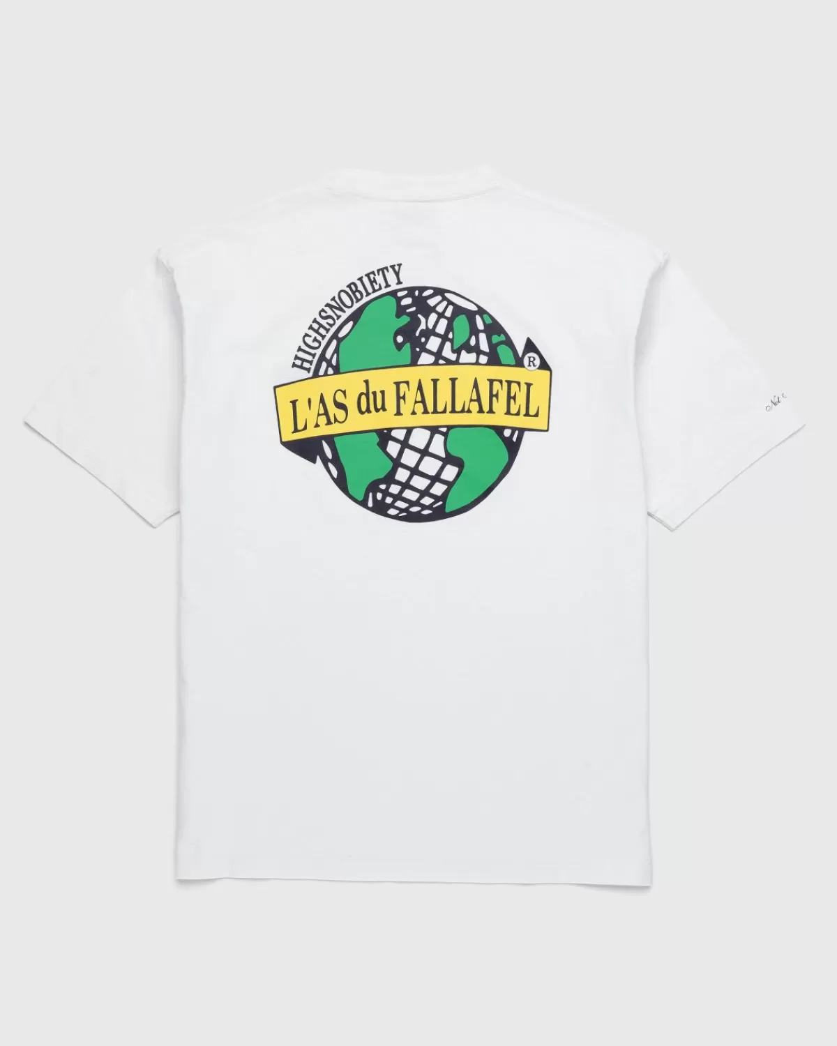 L'As du Fallafel X Highsnobiety T-Shirt Met Korte Mouwen Wit Hot