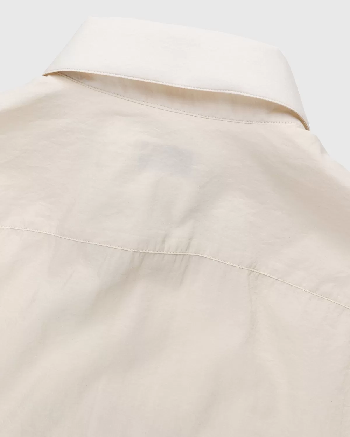 Overhemden^Lemaire Overhemd Met Normale Kraag En Korte Mouwen Ivoor