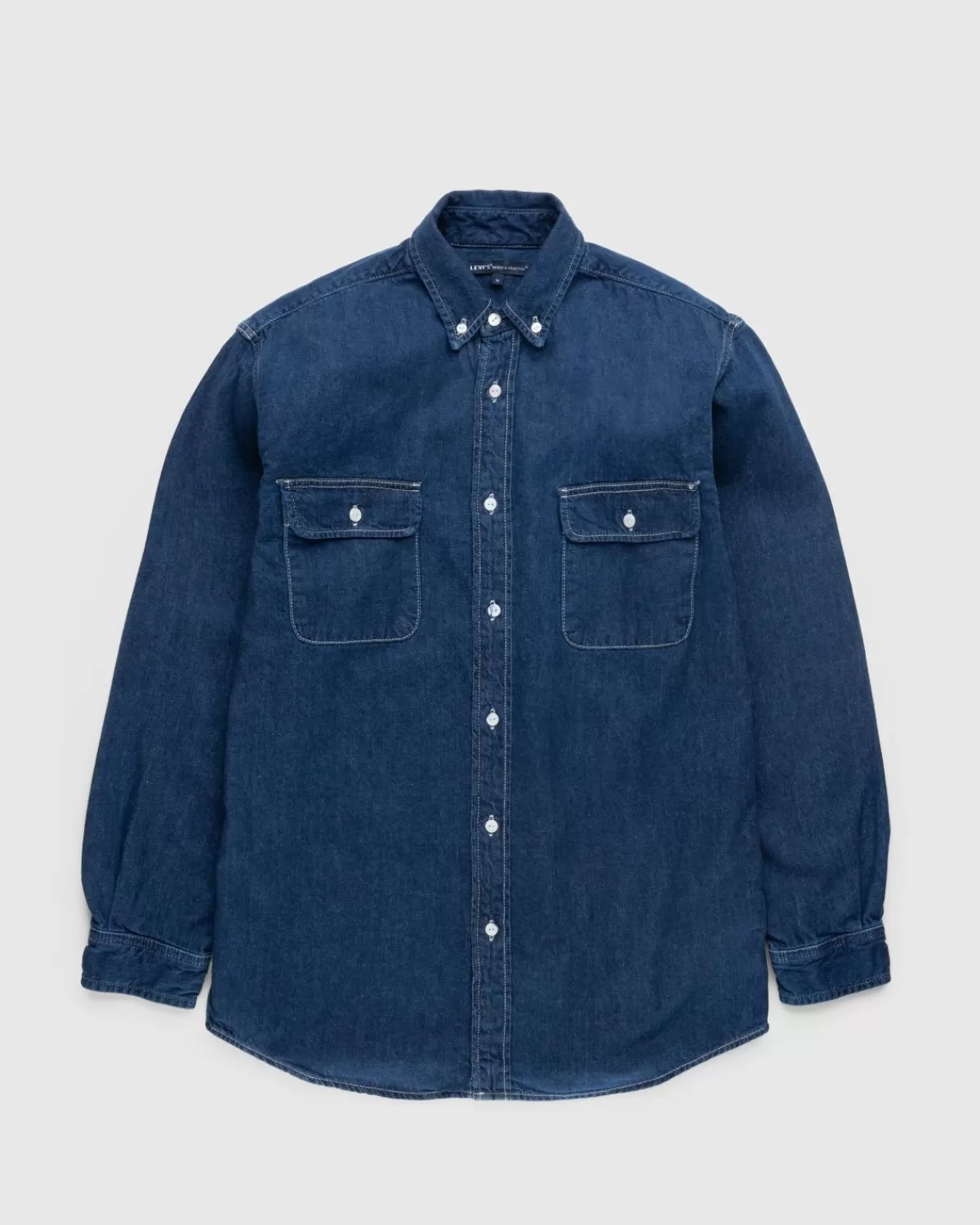 Overhemden^Levi's Lmc Klassiek Denim Overhemd Indigo Rinse Blue