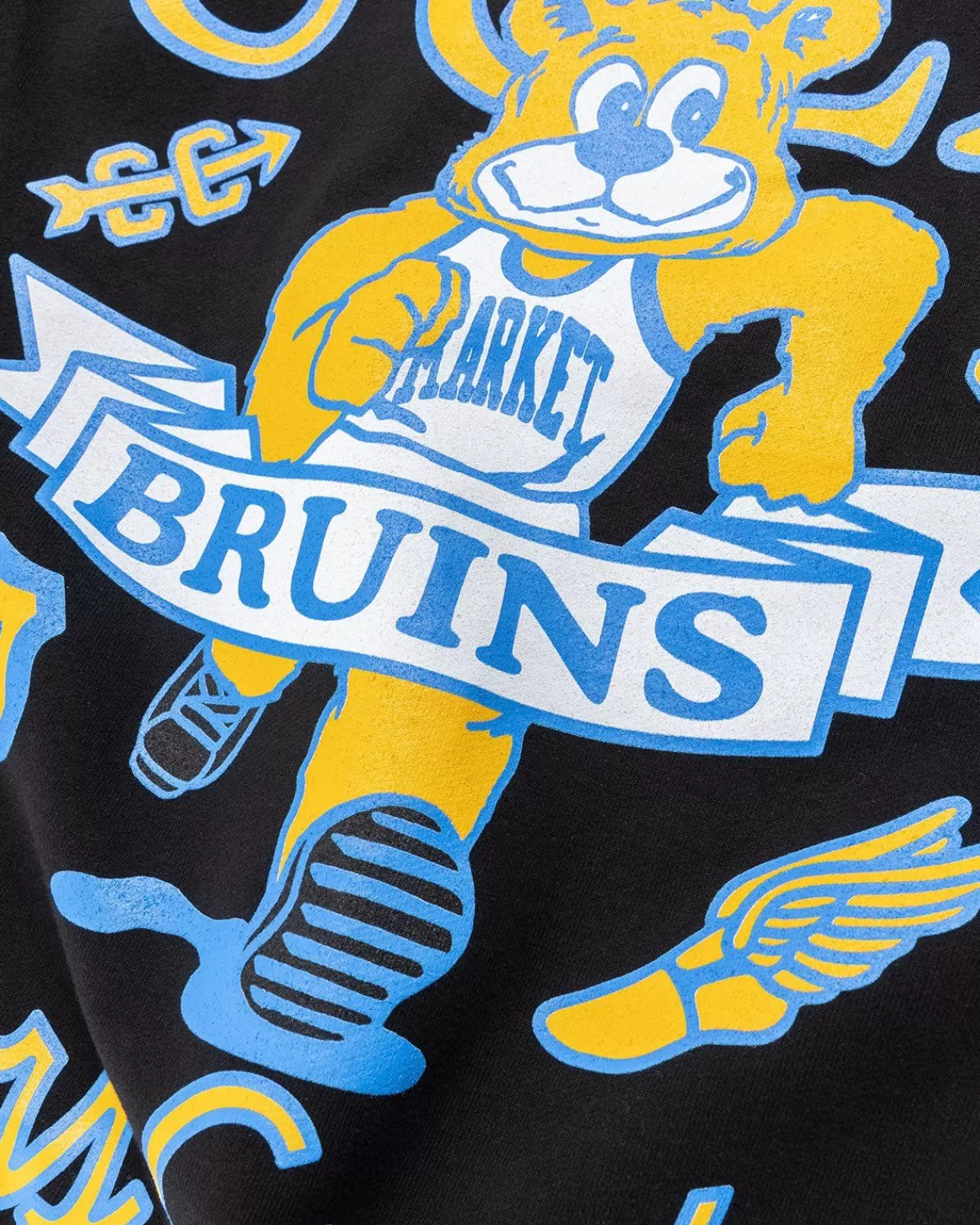 Market X Ucla X Highsnobiety Hs Sports Bruine Hoodie Zwart Discount