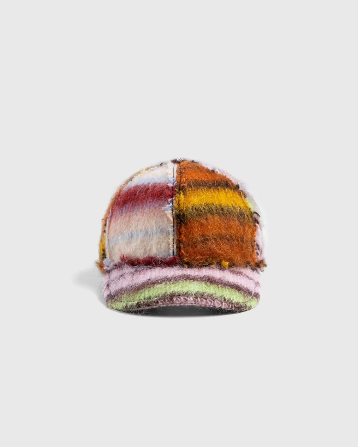 Marni Color-Block Mohair Cap Multi Cheap