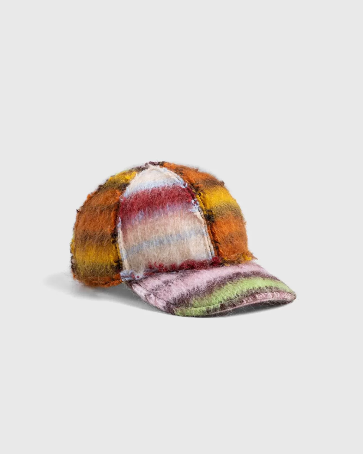 Marni Color-Block Mohair Cap Multi Cheap