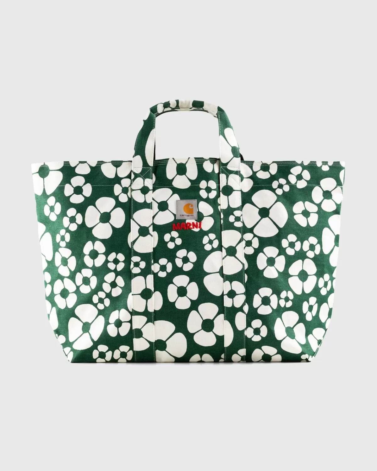 Marni X Carhartt Wip Shopper Met Bloemenprint Groen Sale