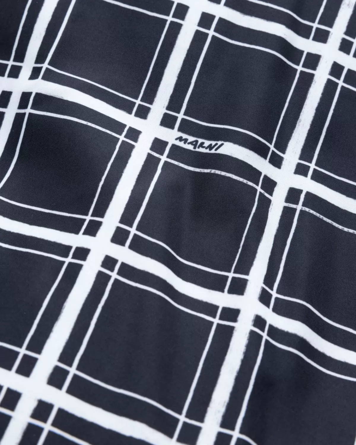 Bovenkleding^Marni X Dingyun Zhang Geruit Oversized Donsjack Zwart