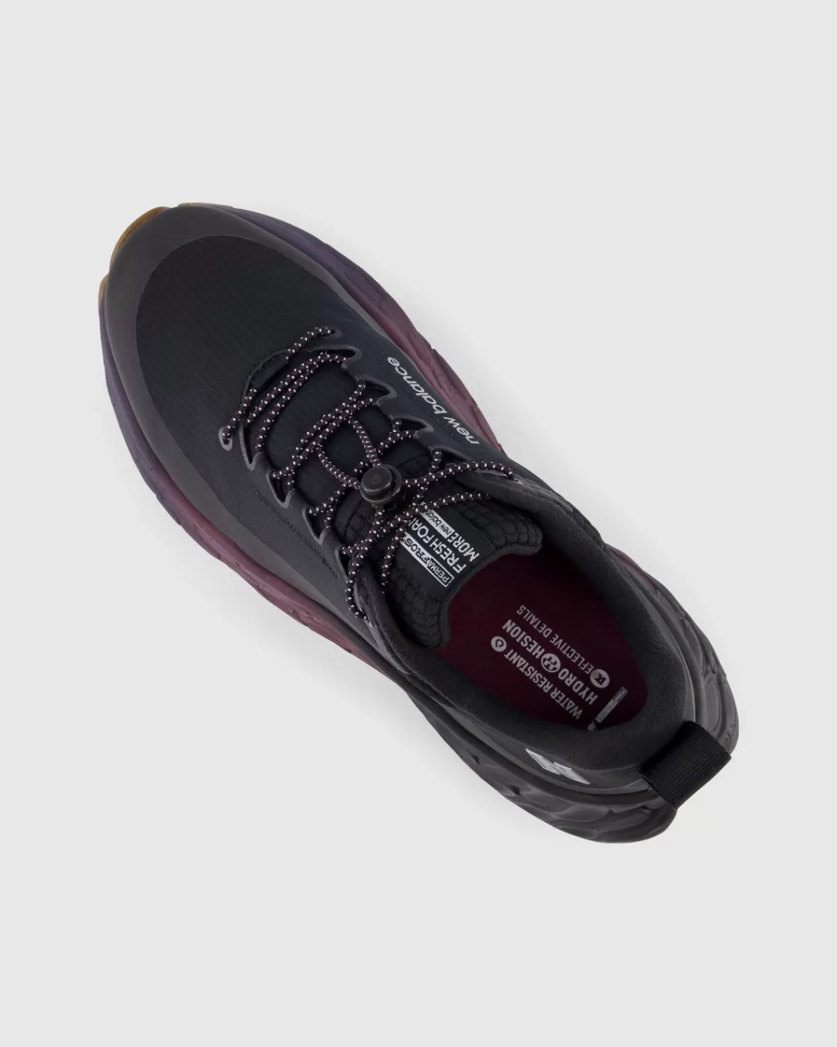 New Balance Fresh Foam X More V4 M Zwart/Bordeaux Clearance