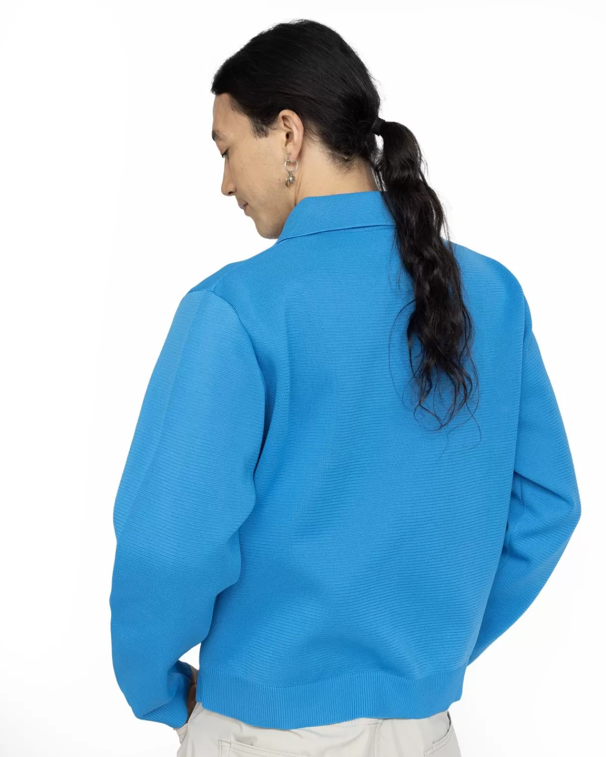 onze_erfenis_avondpolo_circuit_blue_performance_poly_3.webp Gebreide Kleding^Our Legacy Onze Erfenis Avondpolo Circuit Blue Performance Poly