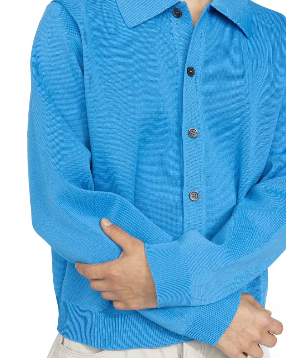 onze_erfenis_avondpolo_circuit_blue_performance_poly_6.webp Gebreide Kleding^Our Legacy Onze Erfenis Avondpolo Circuit Blue Performance Poly