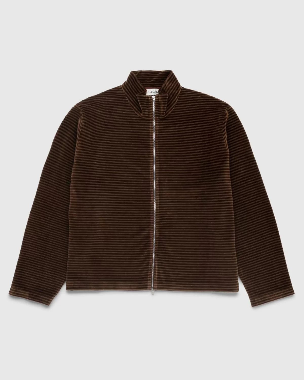 Gebreide Kleding^Our Legacy Onze Erfenis: Gekrompen Polo Met Volledige Ritssluiting En Scoobie-Gestreept Velours