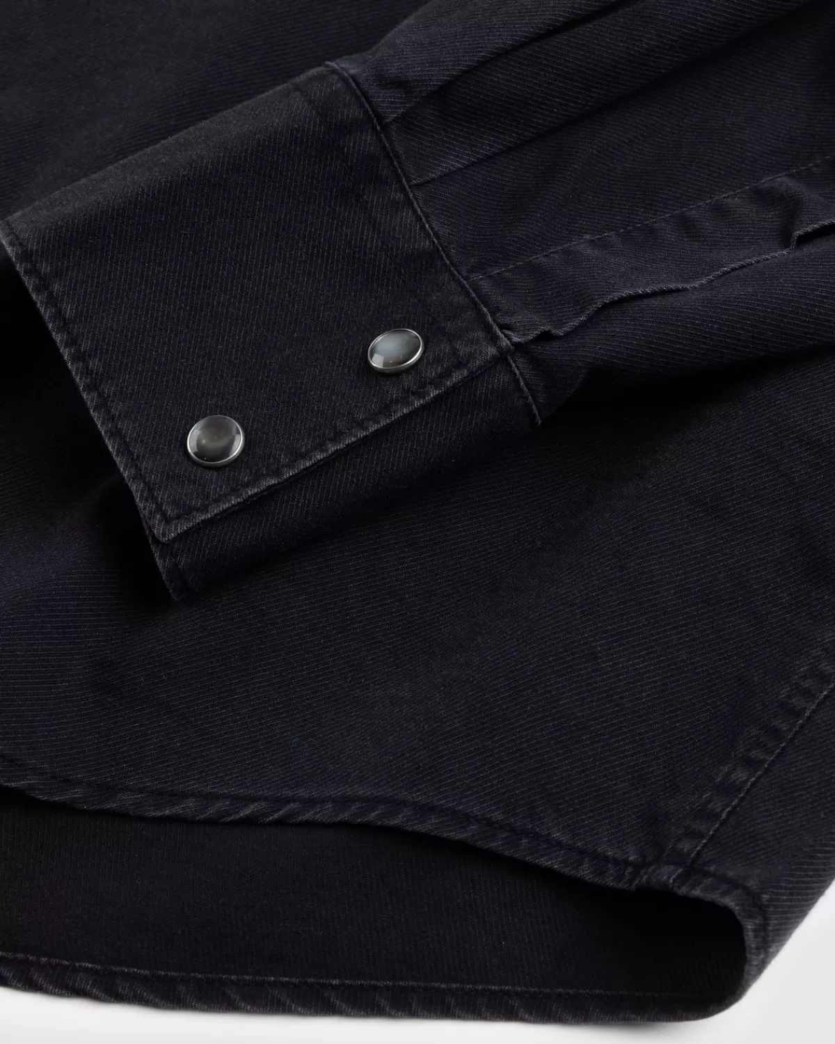 onze_erfenis_poco_shirt_black_cosmic_twill_5.webp Overhemden^Our Legacy Onze Erfenis Poco Shirt Black Cosmic Twill