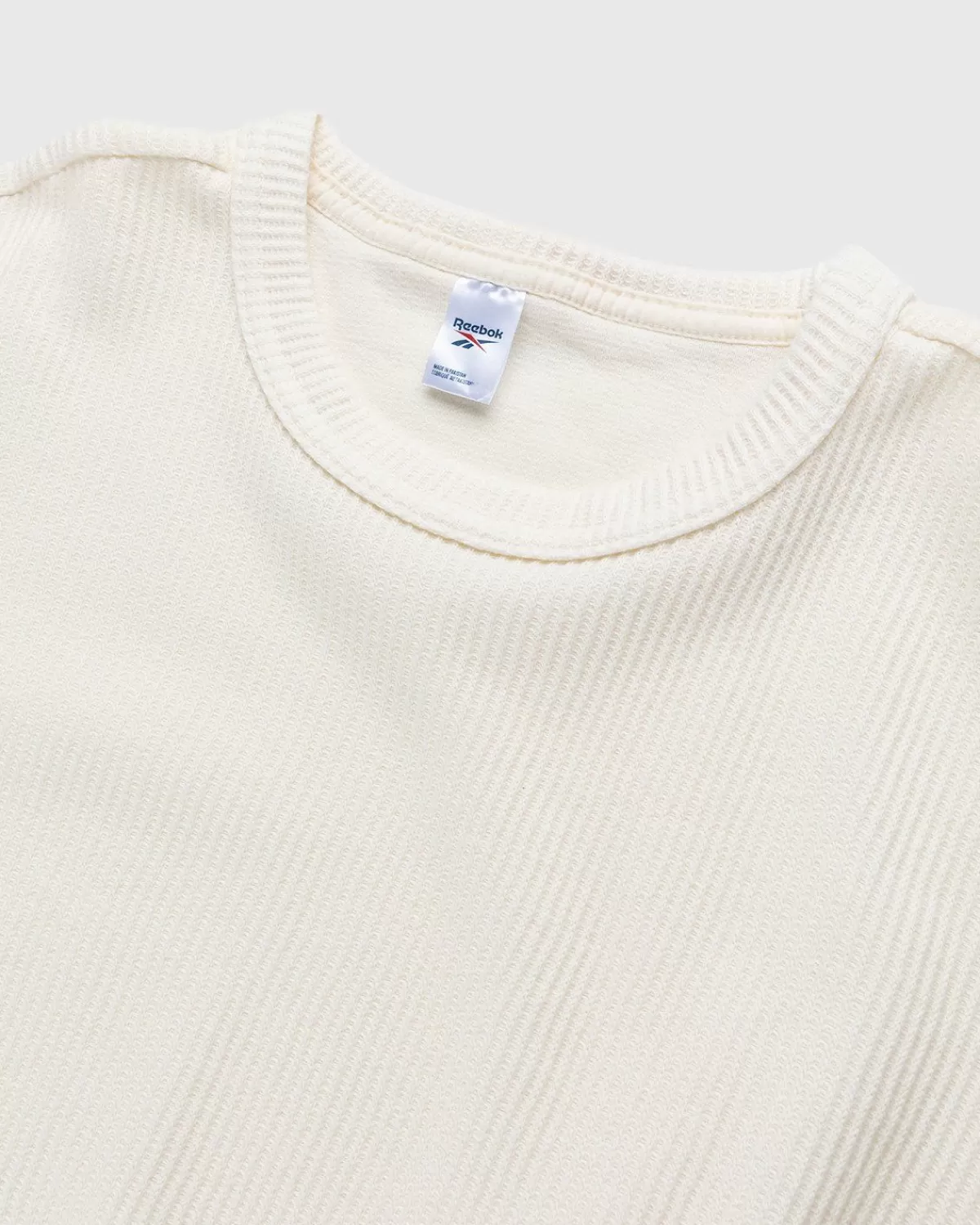 Reebok Klassiek Sweatshirt Met Natuurlijke Kleurstof En Wafelstructuur, Niet Geverfd Discount