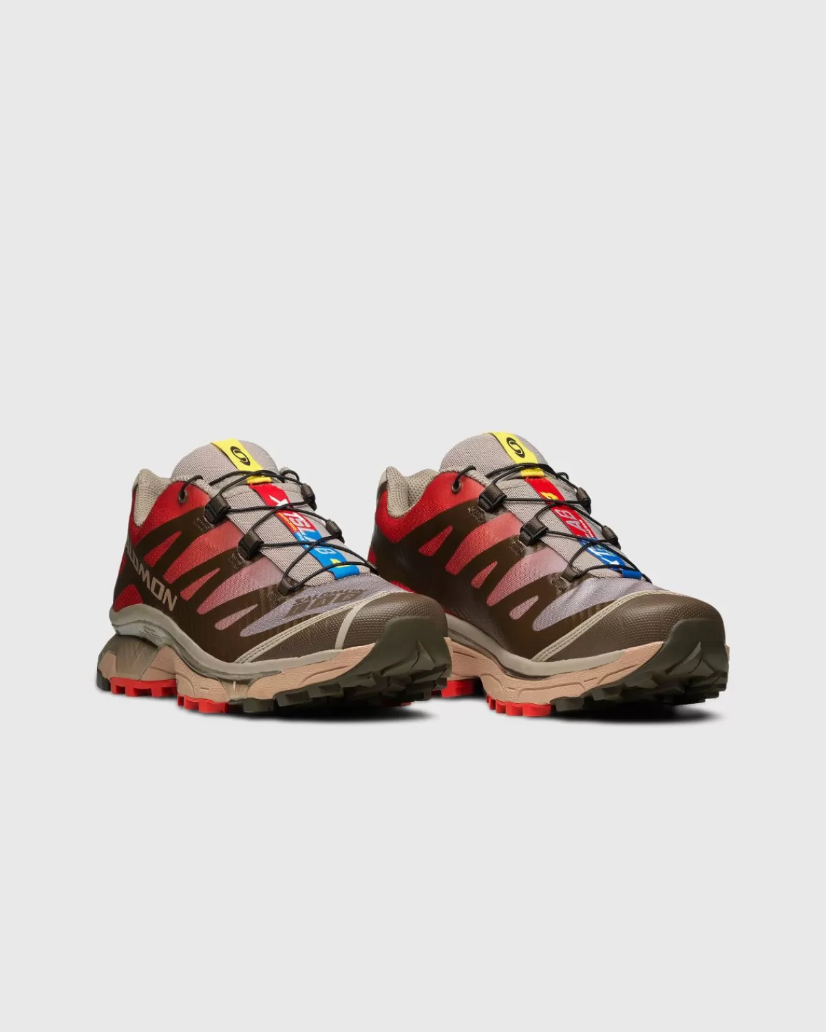Salomon Xt-4 Og Wren/Vintage Kaki/Aurora Rood Cheap
