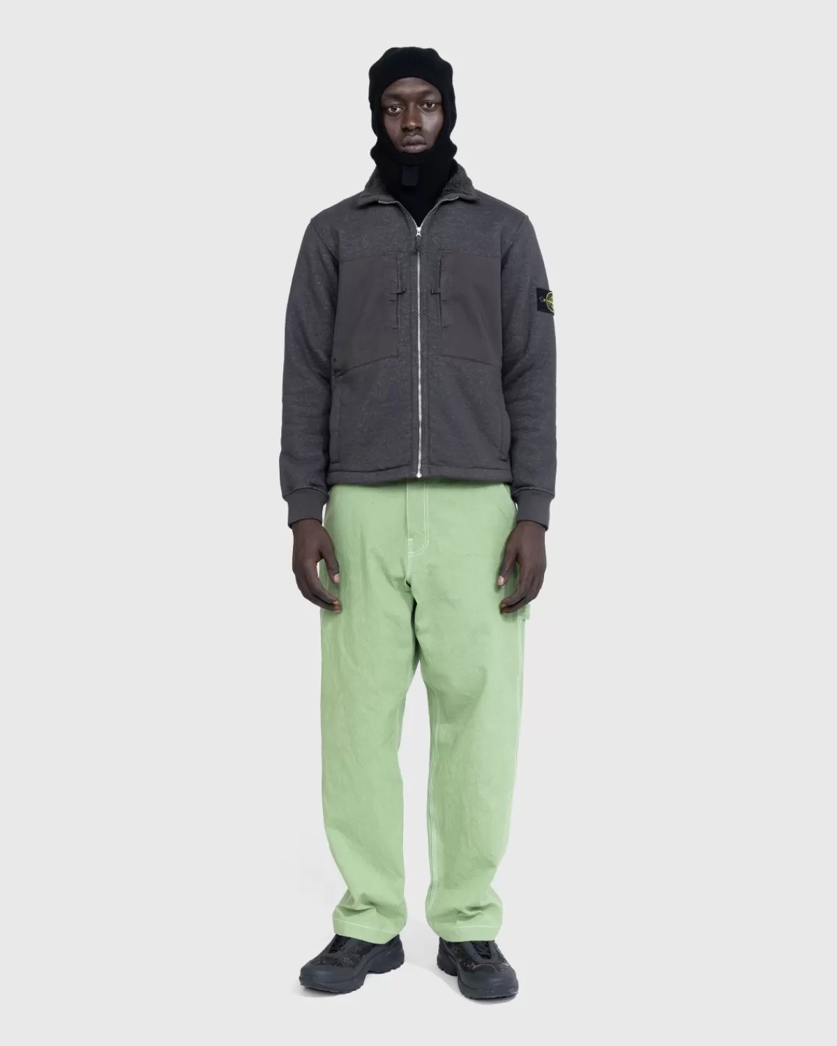 stone_island_fleecejack_loodgrijs_2.webp Gebreide Kleding^Stone Island Fleecejack Loodgrijs