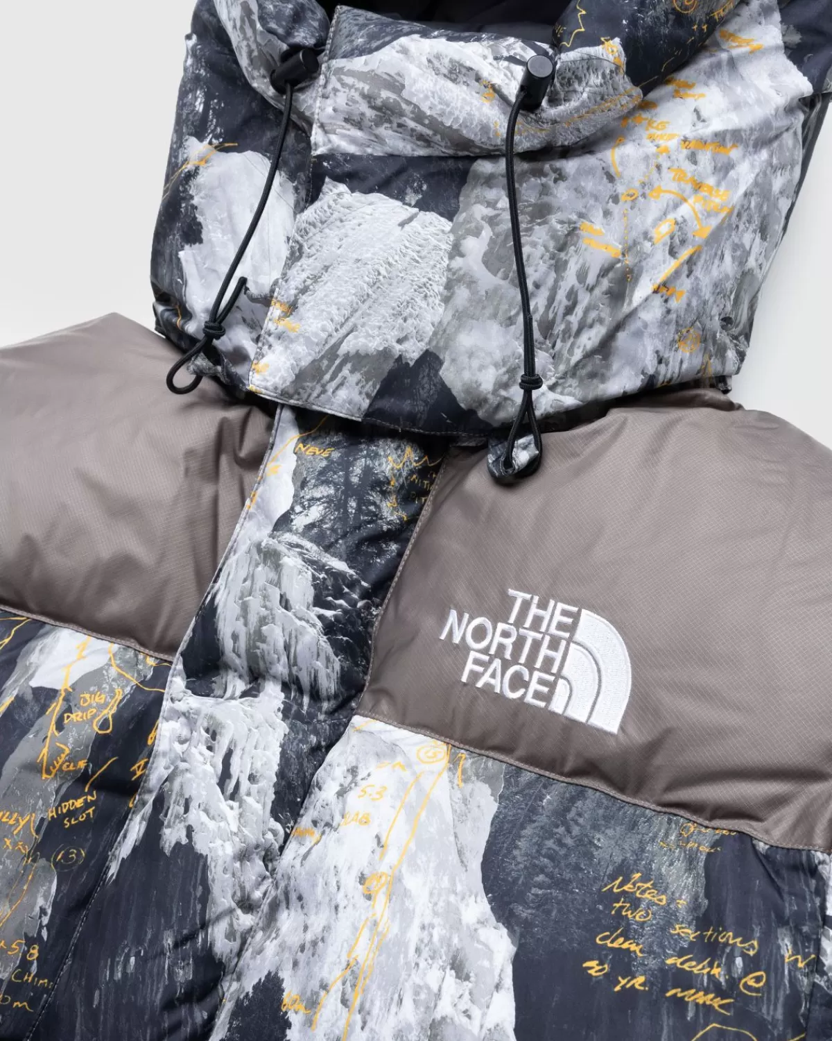 Bovenkleding^The North Face Hmlyn Baltoro Jack Falcon Brown Conrads Notes-Print