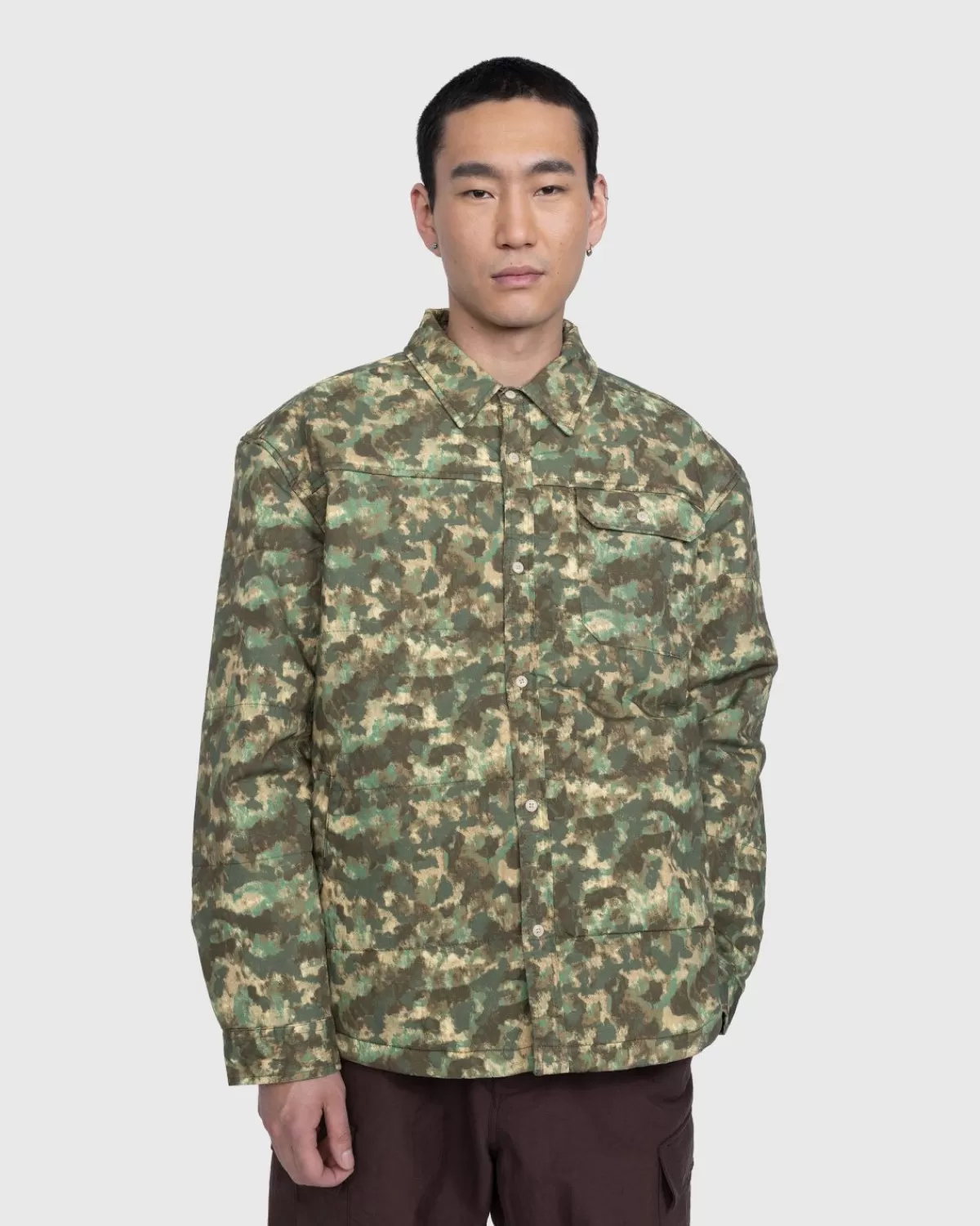 Bovenkleding^The North Face M66 Gevuld Overhemdjack Met Militaire Olijf/Gestippelde Camouflageprint