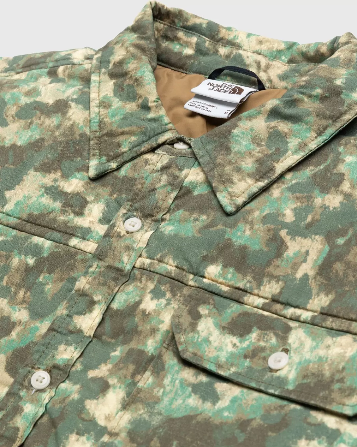 Bovenkleding^The North Face M66 Gevuld Overhemdjack Met Militaire Olijf/Gestippelde Camouflageprint