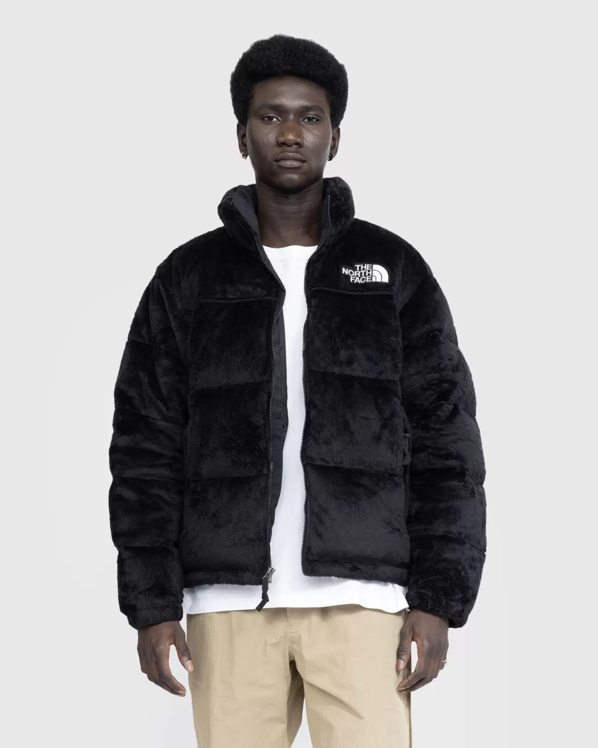 Bovenkleding^The North Face Versa Velour Nuptse Jas Tnf Zwart