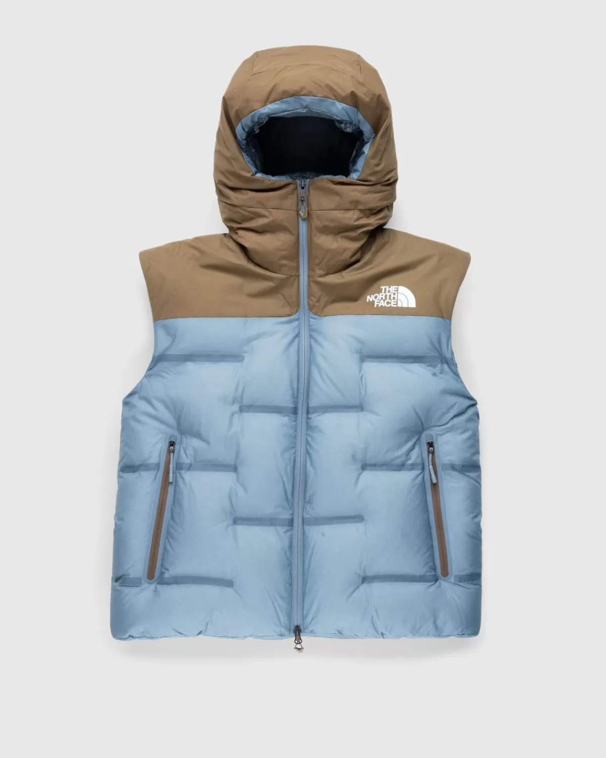 Bovenkleding^The North Face X Undercover Soukuu Cloud Down Nupste Sepia Bruin/Betongrijs