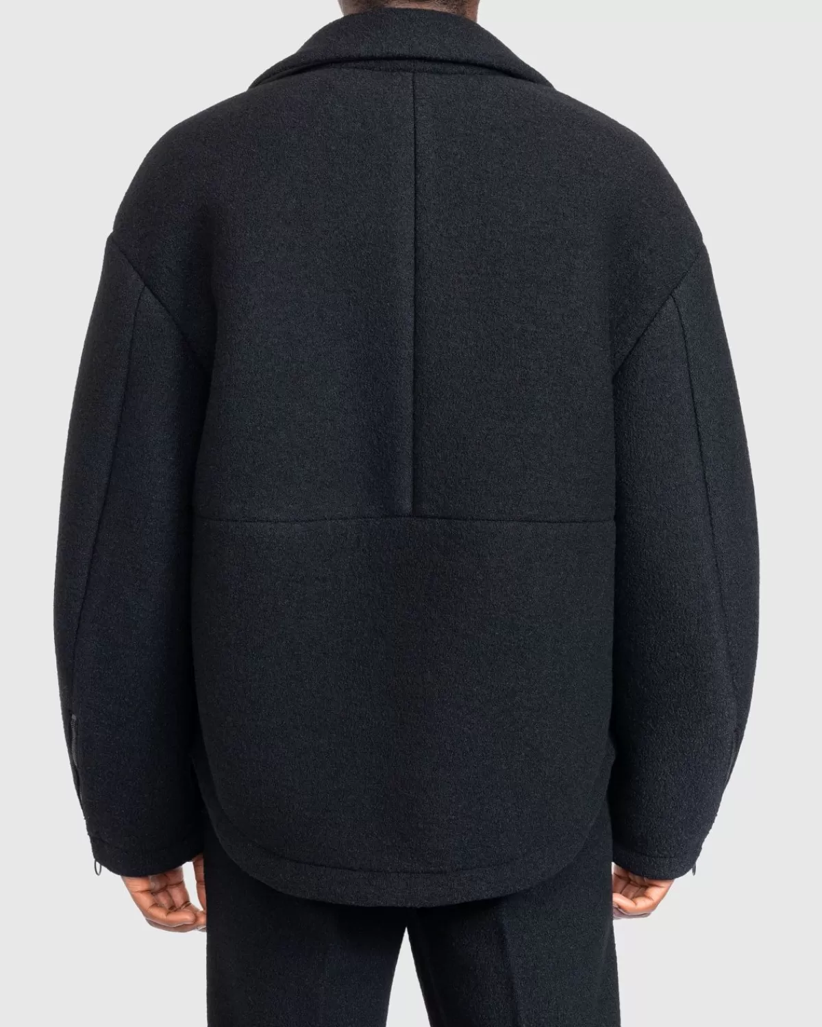 trussardi_boucle_jersey_scubajas_zwart_1.webp Bovenkleding^Trussardi Boucle Jersey Scuba-Jas Zwart