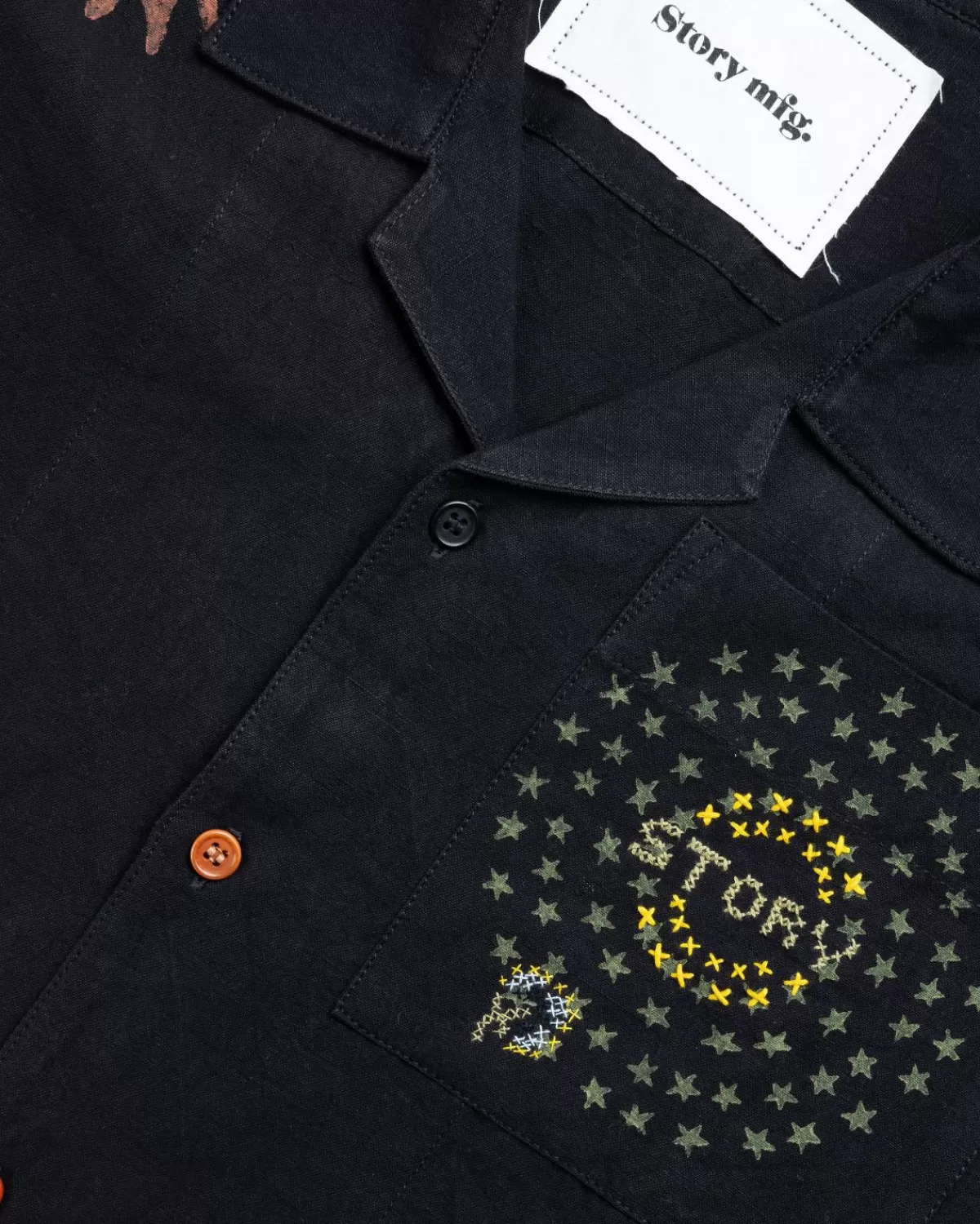 Bovenkleding^Story mfg. Verhaal Mfg. Short On Time Jacket Black Solar Trip