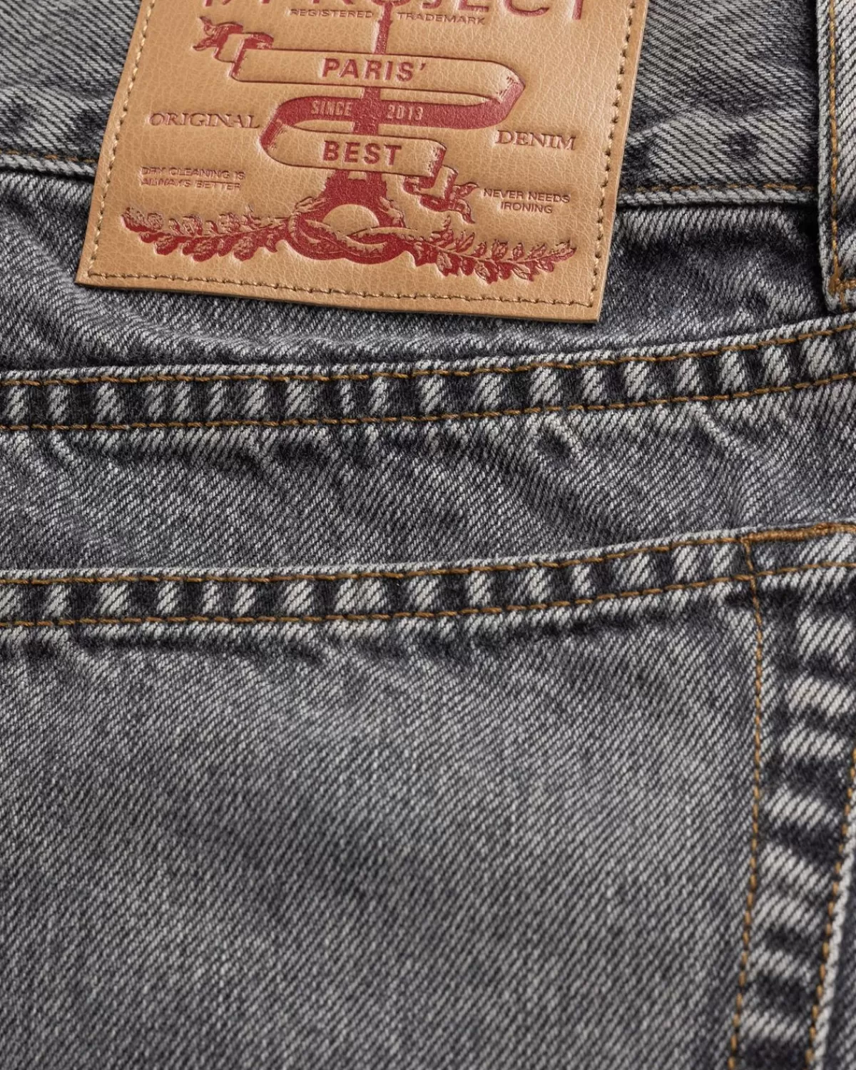 Broek^Y/Project Evergreen Afbreekjeans Vintage Zwart