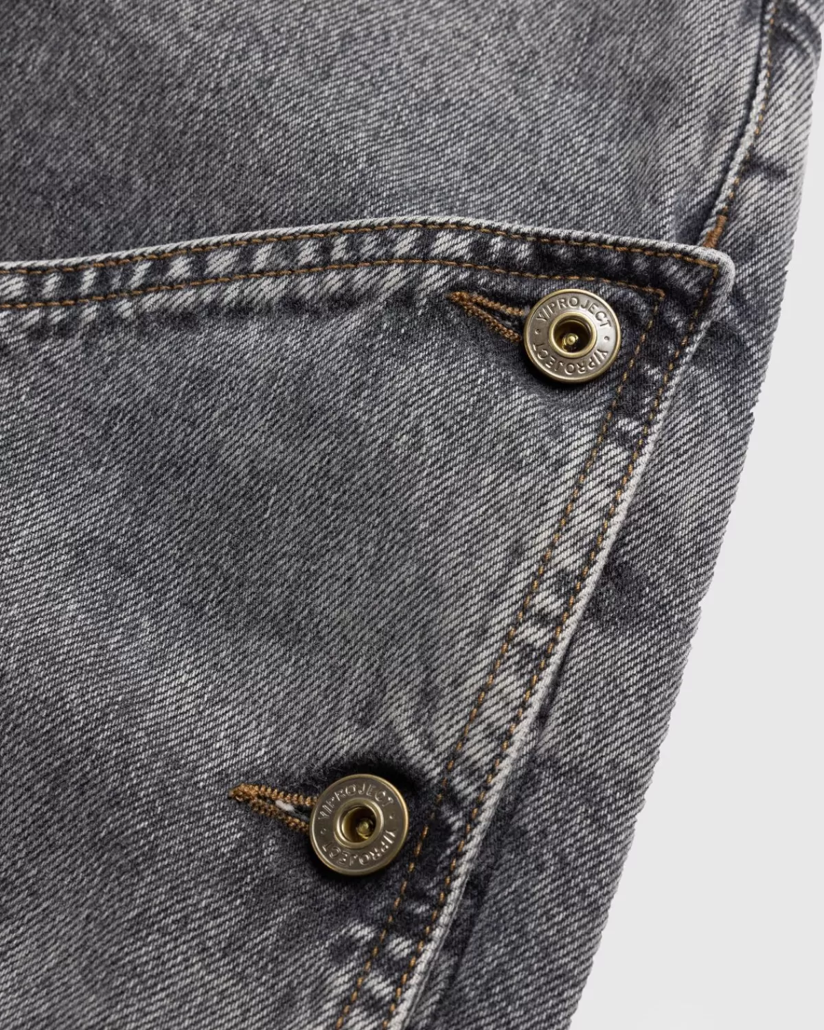 Broek^Y/Project Evergreen Afbreekjeans Vintage Zwart