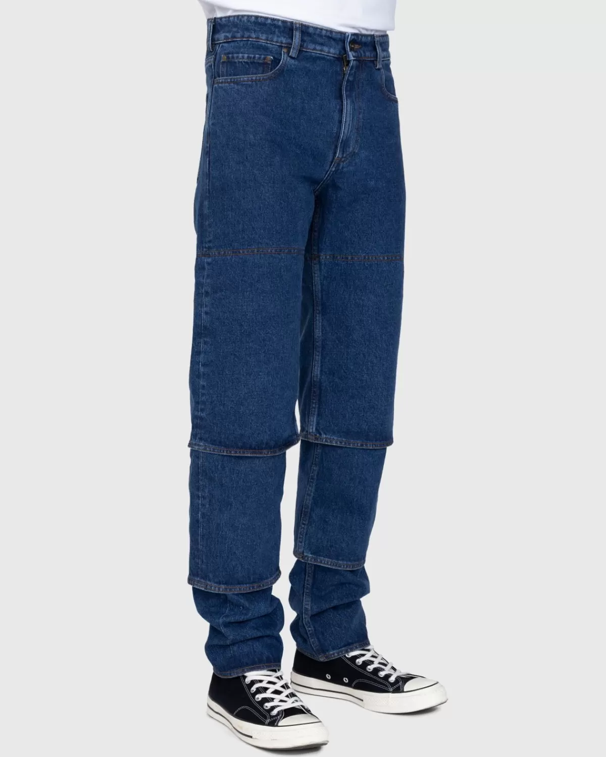 yproject_klassieke_jeans_met_meerdere_manchetten_blauw_3.webp Broek^Y/Project Klassieke Jeans Met Meerdere Manchetten Blauw